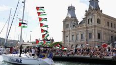 Flottille pour Gaza : Vent trop fort...retour à Barcelone