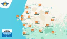 Météo : pluies et orages attendus dans le Sud et le centre-est du Sénégal