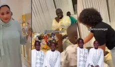 Anniversaire des jumeaux de Miss et Aziz Ndiaye : Admirez la complicité de Miss Ndiaye et Aicha Rassoul (vidéo)