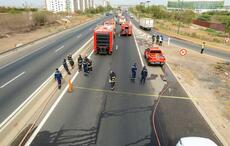 Autoroute de l’Avenir : un accident impliquant cinq voitures le jour d’une simulation