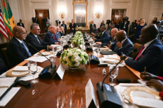 Trump félicite le président libérien pour son niveau d'anglais