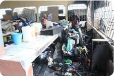 Incendie au marché d’Ambowé: Des étals partis en fumée