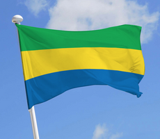 Célébration du Drapeau National au Gabon.