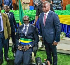 Cérémonie d'installation du nouveau maire de la commune d'Oyem