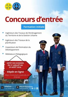 Concours direct ESEA-UCAD 2026-2027 : dépôt en ligne du 17 juillet au 29 août
