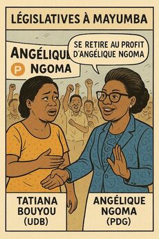 Législatives à Mayumba : Tatiana Bouyou (UDB) se retire au profit d'Angélique Ngoma (PDG)